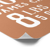 Poster Rust Baby Boy Birth Stats Keepsaké (Coin)
