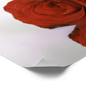 Poster Rust Orange Rose Chic Unplugged Mariage cérémonie (Coin)