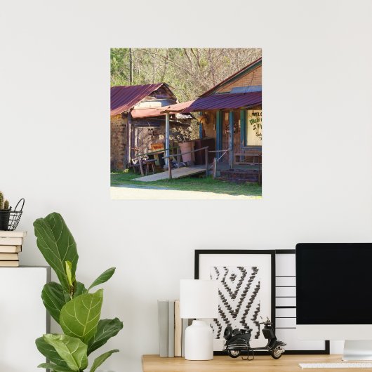 Poster Rustic and Rural General Store (Bureau à domicile)