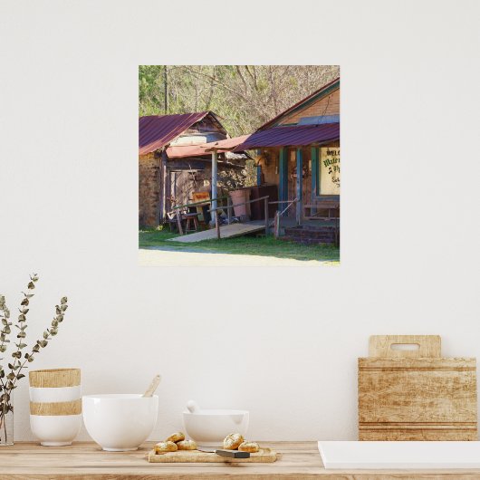 Poster Rustic and Rural General Store (Cuisine)