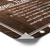 Poster Rustic Baby est en train de brasser Baby shower de (Coin)