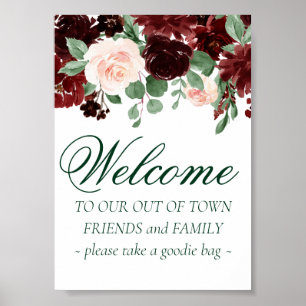 Poster Rustic Blooms Invité hors de la ville en terre c