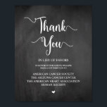 Poster Rustic Chalkboard, Don Mariage, Contribution<br><div class="desc">Rustic Farm Country Chalkboard,  police blanche,  Don de Mariage,  Affiche de contribution de bienfaisance et signe.</div>