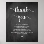 Poster Rustic Chalkboard, Don Mariage, Contribution<br><div class="desc">Rustic Farm Country Chalkboard,  police blanche,  Don Mariage,  Poster de contribution de bienfaisance</div>