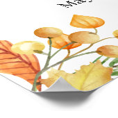 Poster Rustic Cutie Citrouille Pie Fall Baby shower Bienv (Coin)