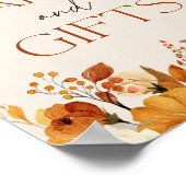 Poster Rustic Fall In Love Cartes D'Aquarelle Cadeaux (Coin)