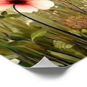 Poster Rustic Floral Countryside Wedding Seating (Coin)