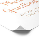 Poster Rustic Floral n'est pas elle fabuleuse Photo Guest (Coin)