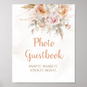 Poster Rustic Floral n'est pas elle fabuleuse Photo Guest