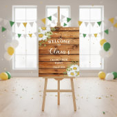 Poster Rustic Graduation  welcome sign