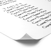 Poster Rustic Greenery Wedding Table Plan (Coin)