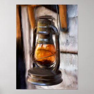 Poster Rustic Lantern