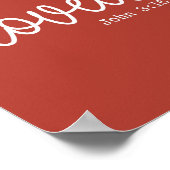 Poster Rustic Love Faith Citation minimaliste (Coin)