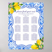 Poster Rustic Mediterranean Wedding with Lemons (Devant)