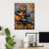 Poster Rustic Shred : Le Rocher d'automne du lion (Bureau à domicile)