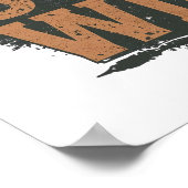 Poster Rustic Stay Wild Hiking Graphic (Coin)