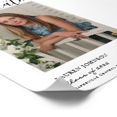 Poster Rustic Sunflower Graduation (Coin)