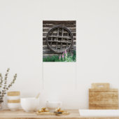Poster Rustic Wheel 16x20 (Cuisine)