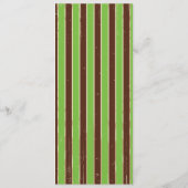 Poster rustique : Apple Green Custom Wedding Menu (Dos)