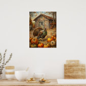 Poster Rustique Automne (Cuisine)