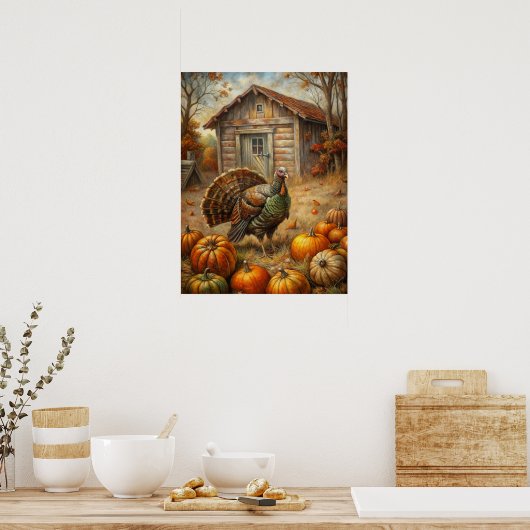 Poster Rustique Automne (Cuisine)