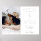 Poster Rustique Botanique Simple Mariage Mariage débranch (Devant)