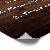 Poster Rustique Bourgogne COVID-19 Coronavirus Sécurité (Coin)