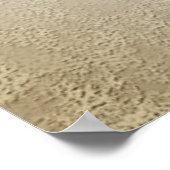 Poster Rustique Chic Abstrait Bourgogne Twin Poppies Flow (Coin)