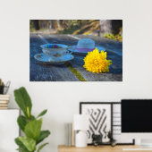 Poster rustique de la nature morte (Bureau à domicile)