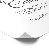 Poster Rustique Eucalyptus Vert Mariage cadeaux et cartes (Coin)