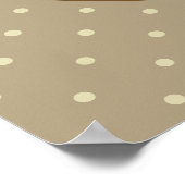 Poster Rustique Floral rose et or Mariage de bienvenue (Coin)