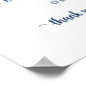 Poster Rustique moderne, Dîner de répétition Mariage Bien (Coin)