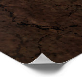 Poster Rustique Taurus Zodiac Connexion sur effet de pier (Coin)