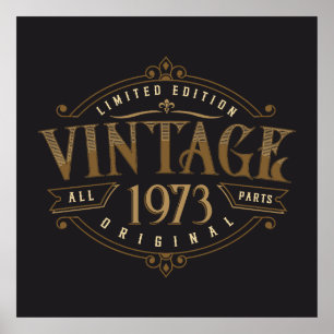 Poster Rustique vintage 1973