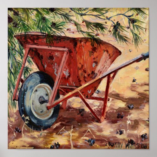 Poster Rusty Wheelbarrow 2009 (Devant)