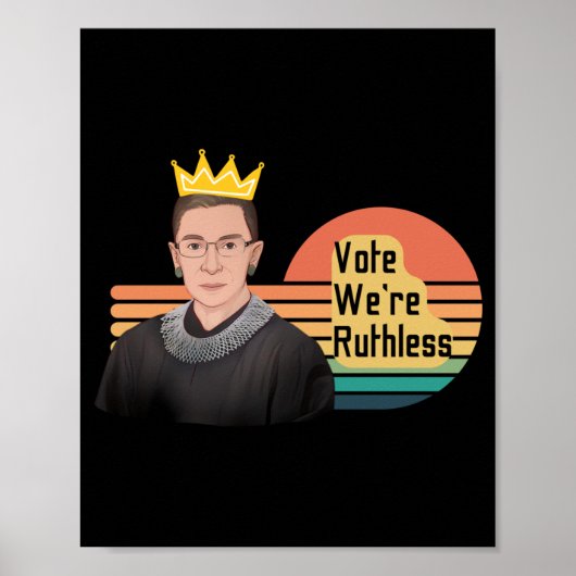 Poster Ruth Bader Ginsberg RBG (Devant)