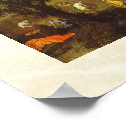 Poster Ruth et Boaz par Nicolas Poussin vers 1660 (Coin)