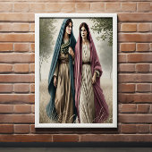 Poster Ruth marche ensemble avec courage et amour