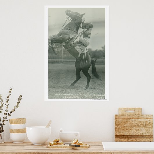 Poster Ruth Roach sur Tony, Cheyenne, Wyoming. (Cuisine)