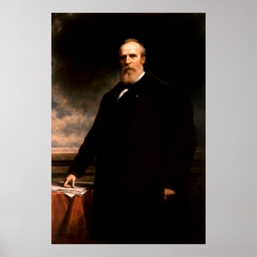 Poster RUTHERFORD B. HAYES Portrait de Daniel Huntington (Devant)