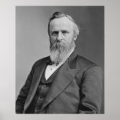 Poster Rutherford B. Hayes Portrait par Mathew Brady (Devant)