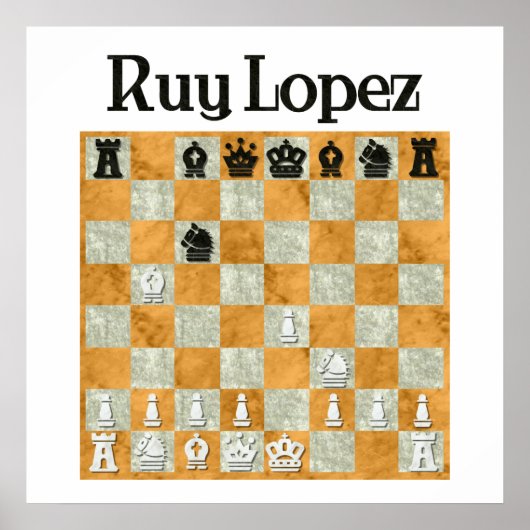Poster Ruy Lopez (Devant)