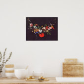 Poster Ruysch - Guirlande (Cuisine)