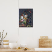 Poster Ruysch - Pois, Lilies Peonies, Hyacinths Passion, (Cuisine)