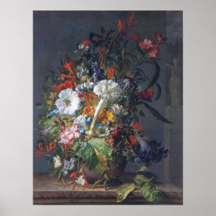 Poster Ruysch - Pois, Lys Pivoines, Jacinthes Passion,