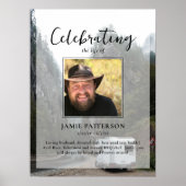 Poster RV RVer Camper Celebration of Life, Funeral Photo (Devant)