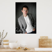 Poster Ryan Kelly Music - Poster- Grey-"Signé" (Cuisine)