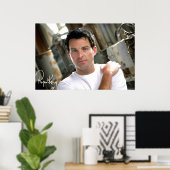 Poster Ryan Kelly Musique - Poster- Blanc clair T "Signé" (Bureau à domicile)