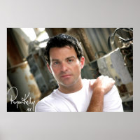 Ryan Kelly Musique - Poster- Blanc clair T "Signé"