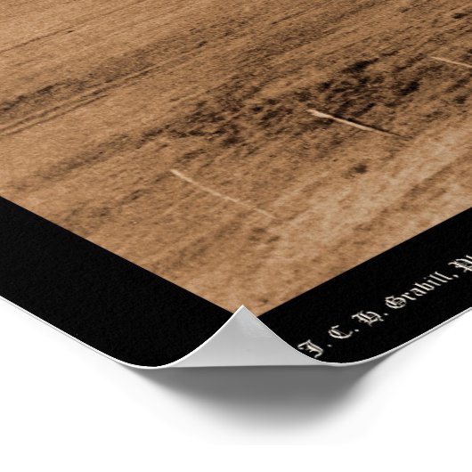 Poster Ryan's Ranch & Distant View Devil's Tower WY 1890 (Coin)